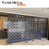 Tela divisória de metal com corte a laser para decoração de interiores Painel de metal personalizado Tela de corte a laser de alumínio para exterior