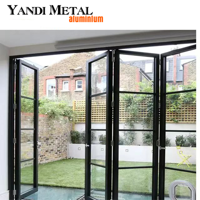 Portas interiores/exteriores de alumínio com painel duplo padrão europeu Portas de alumínio