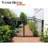 Cerca de segurança para jardim automático, porta de alumínio, painel de metal, porta de ripas de alumínio, porta soldada decorativa