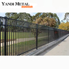 Painel de cerca de alumínio com revestimento em pó de metal Cerca de privacidade Residencial ao ar livre jardim piscina cerca de alumínio