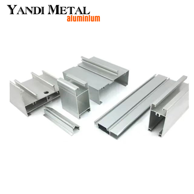 Yandi Hot anodizado Fram material de alumínio extrudado personalizado porta e janela de alumínio 6063 fabricante