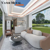 Austrália Casas espaciais pré-fabricadas de luxo personalizadas Casas modulares Casas pré-fabricadas