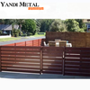 O mais recente design personalizado da China cerca de alumínio de alta qualidade para jardim ao ar livre cerca de metal cerca de privacidade