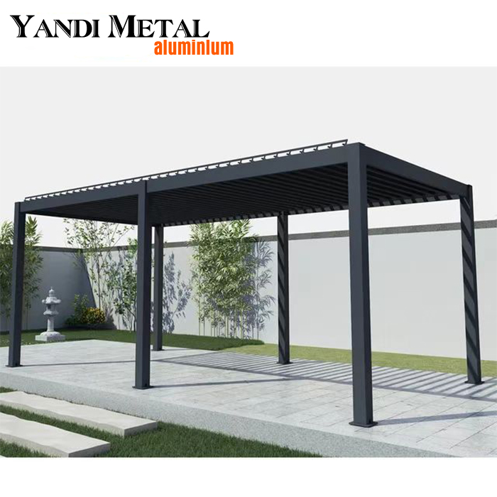 Gazebos de vidro à prova d'água 3x3 3x4, gazebos para áreas externas, terraço, gazebos de alumínio, personalizado, luxo, exterior, telhado de metal, jardim de alumínio