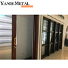 Design simples Casa resistente linda entrada frontal portas deslizantes de alumínio para casa e ao ar livre