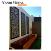 Tela divisória de metal com corte a laser para decoração de interiores Painel de metal personalizado Tela de corte a laser de alumínio para exterior