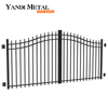 Porta de alumínio automática de metal para soldagem profissional, revestimento em pó, porta deslizante, entrada de garagem, porta de alumínio