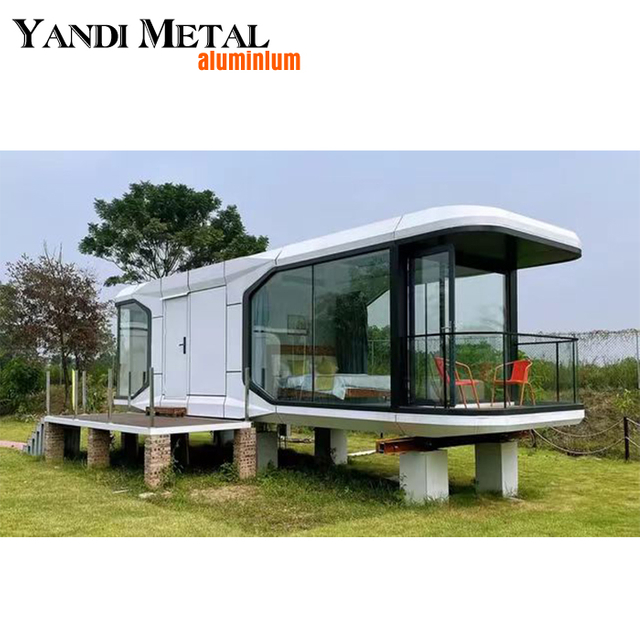 Recipiente recém-projetado, casa modular pequena família, sala de cápsulas pré-fabricadas para sala de cápsulas de embarque