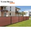 Cerca de alumínio preto de venda quente Cerca de segurança residencial Cerca de jardim WPC painel de cerca de alumínio