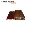 Extrusão de alumínio industrial perfil oco fabricação de janelas de alumínio Yandi China fabricante extrusão de janela