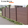 Sistema de segurança de jardim decorativo de alta qualidade para jardim, pátio, casa, painel de cerca de madeira e plástico ao ar livre
