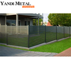 Cerca decorativa de jardim mais vendida Cerca de metal alumínio durável de alta qualidade fabricação personalizada Yandi