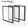 Parede de cortina de vidro industrial de construção personalizada com isolamento de janelas e portas de vidro isolante