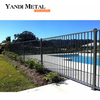 Painéis de cerca de alumínio com fornecimento de fábrica Cerca de piscina Cerca de tira de alumínio para jardim de metal de alumínio