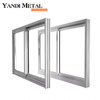 Sistema de porta de janela deslizante personalizada de design moderno Janela deslizante de alumínio com impacto de furacão com vidros duplos
