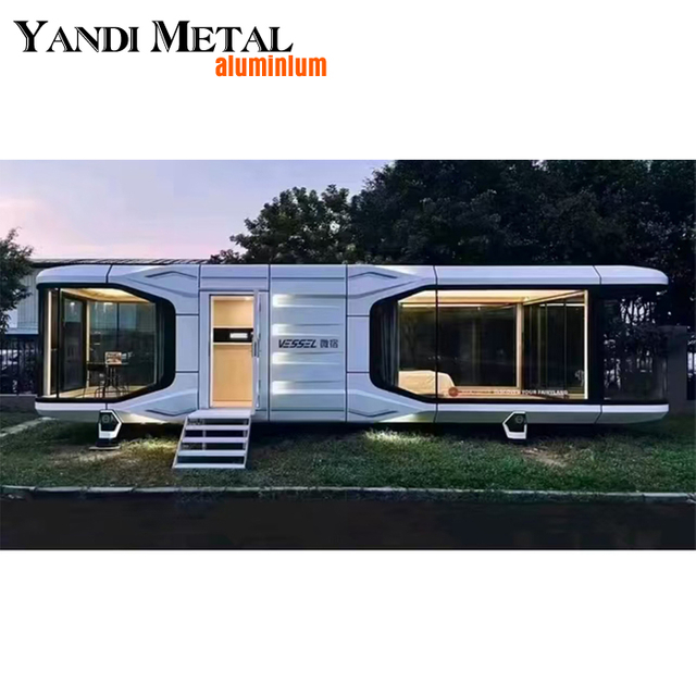 Casa móvel de luxo personalizada Casas pré-fabricadas para fácil instalação de casas cápsulas espaciais ao ar livre