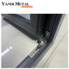 Yandi Factory vendas diretas design profissional janela de isolamento de alumínio com vidros duplos