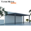 Yandi pérgula de alumínio ao ar livre jardim parede pendurado pérgula de alumínio manual elétrico personalizado pérgula perfil de alumínio