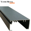 Perfil de alumínio extrudado personalizado com estrutura da mais alta qualidade preço 6063 T5 material anodizado Perfil de alumínio