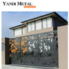 Design moderno personalizado cerca de alumínio decoração diy jardim privacidade tela de metal tela de corte a laser de alumínio