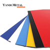 Revestimento composto de alumínio da parede de cortina do painel de 4mm PVDF ACP PVDF