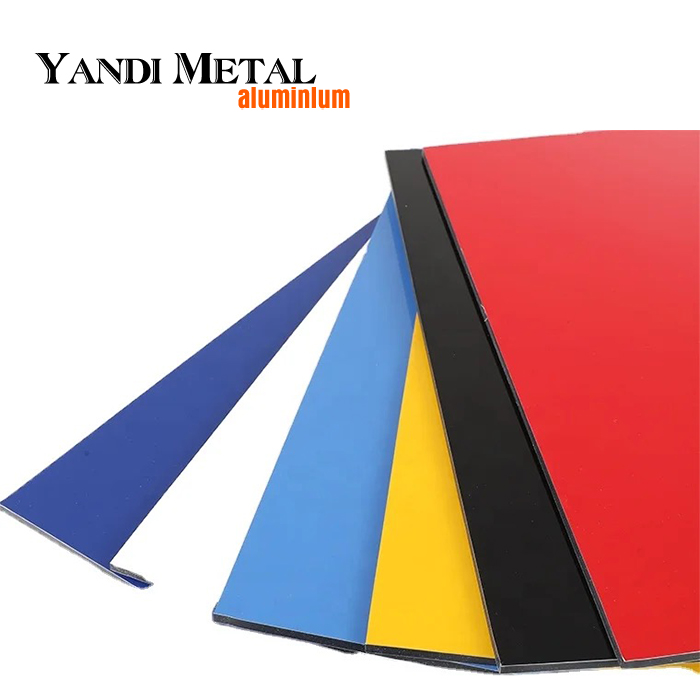 Revestimento composto de alumínio da parede de cortina do painel de 4mm PVDF ACP PVDF
