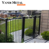 Porta de alumínio automática de metal para soldagem profissional, revestimento em pó, porta deslizante, entrada de garagem, porta de alumínio