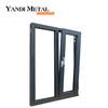 Porta da janela da varanda, resistente a furacões, resistente a impactos, janela de porão de alumínio com ruptura térmica de Vancouver
