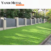 Painéis de cerca de jardim com veneziana de alumínio projetados para cerca de ripas modernas de metal privado profissional cerca horizontal resistente