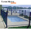 Placa de cerca de alumínio cerca de piscina de liga Yandi cerca de metal moderna revestida a pó para jardim ao ar livre