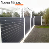 Cerca decorativa de jardim mais vendida Cerca de metal alumínio durável de alta qualidade fabricação personalizada Yandi